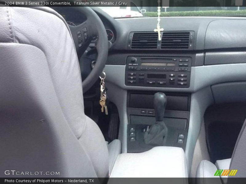 Titanium Silver Metallic / Grey 2004 BMW 3 Series 330i Convertible