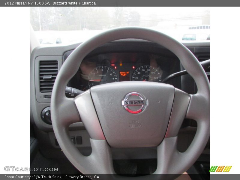 Blizzard White / Charcoal 2012 Nissan NV 1500 SV