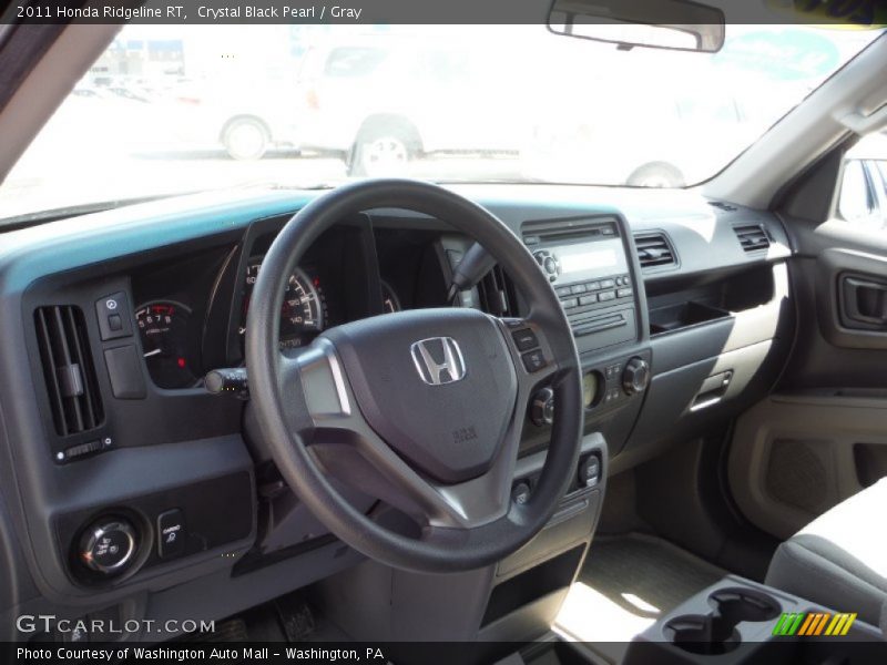 Crystal Black Pearl / Gray 2011 Honda Ridgeline RT