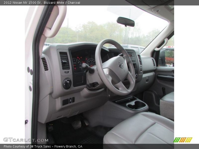 Blizzard White / Charcoal 2012 Nissan NV 1500 SV