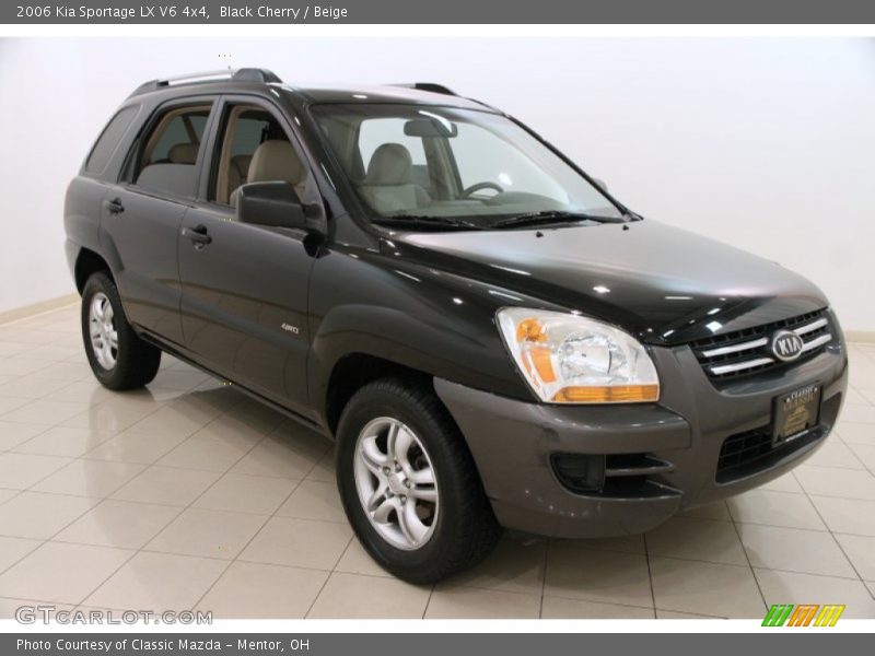 Black Cherry / Beige 2006 Kia Sportage LX V6 4x4