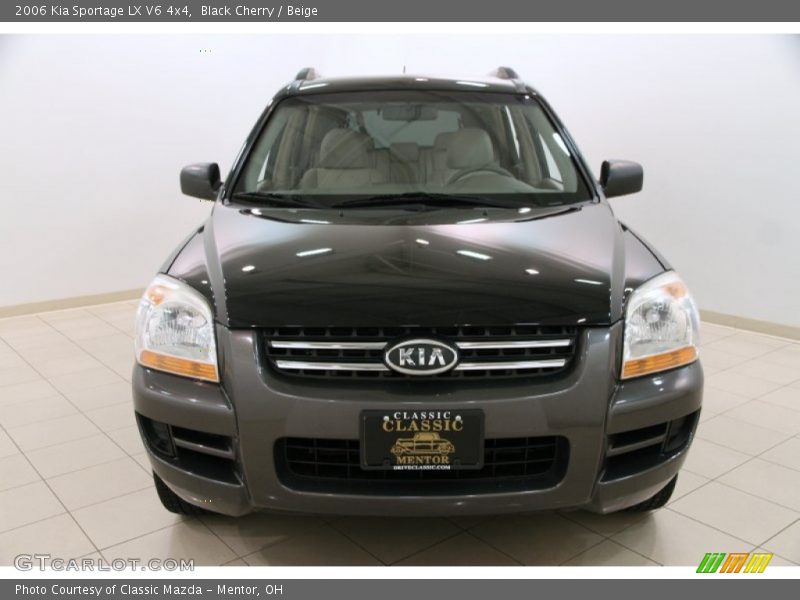 Black Cherry / Beige 2006 Kia Sportage LX V6 4x4