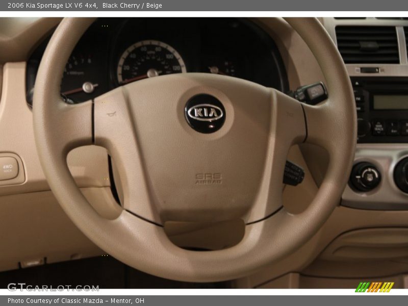 Black Cherry / Beige 2006 Kia Sportage LX V6 4x4