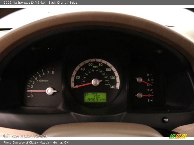 Black Cherry / Beige 2006 Kia Sportage LX V6 4x4