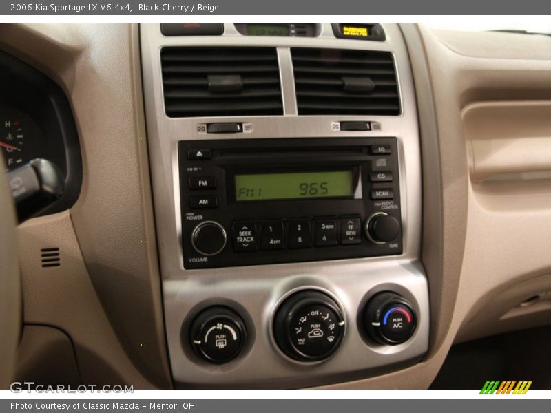 Black Cherry / Beige 2006 Kia Sportage LX V6 4x4