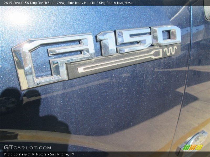 Blue Jeans Metallic / King Ranch Java/Mesa 2015 Ford F150 King Ranch SuperCrew