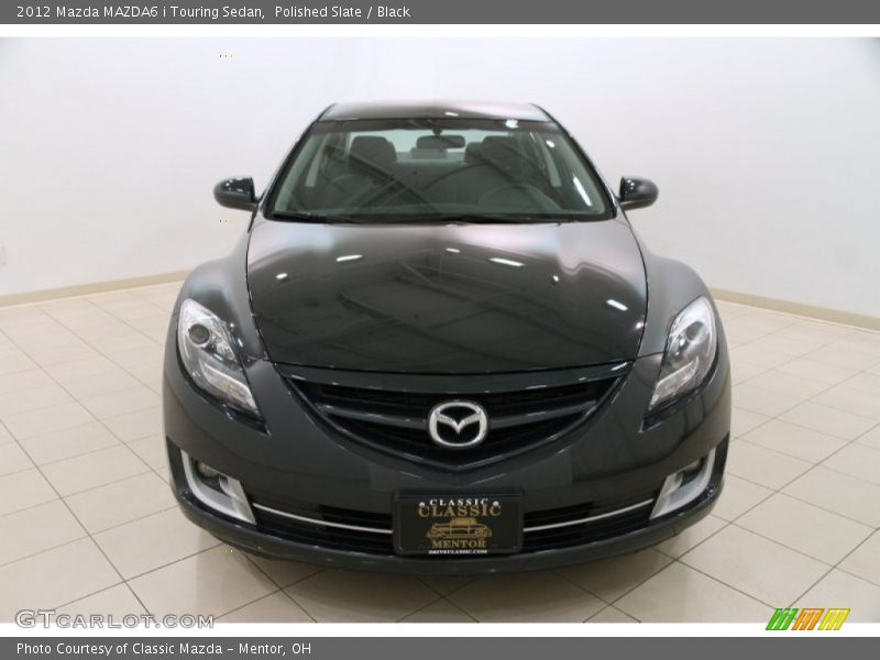 Polished Slate / Black 2012 Mazda MAZDA6 i Touring Sedan