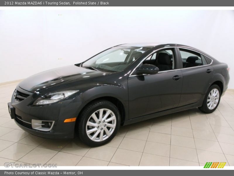 Polished Slate / Black 2012 Mazda MAZDA6 i Touring Sedan