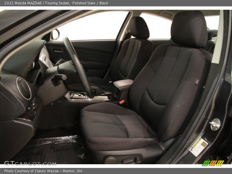 Polished Slate / Black 2012 Mazda MAZDA6 i Touring Sedan