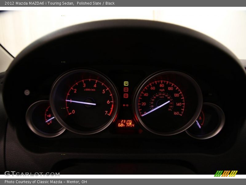 Polished Slate / Black 2012 Mazda MAZDA6 i Touring Sedan