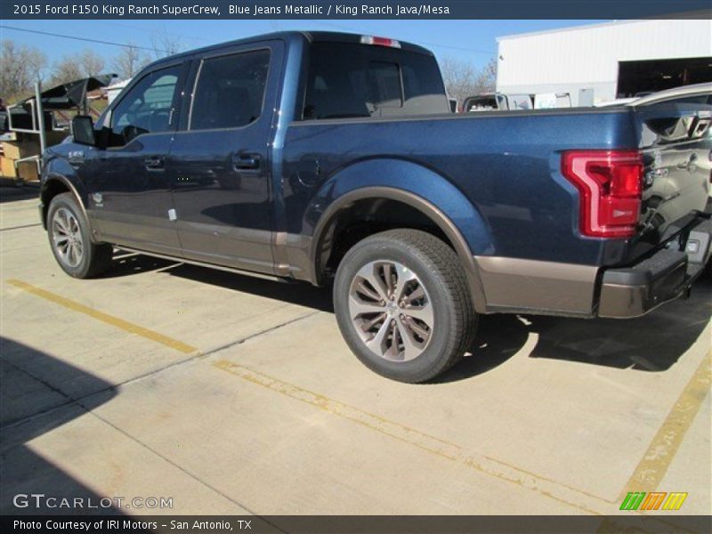 Blue Jeans Metallic / King Ranch Java/Mesa 2015 Ford F150 King Ranch SuperCrew