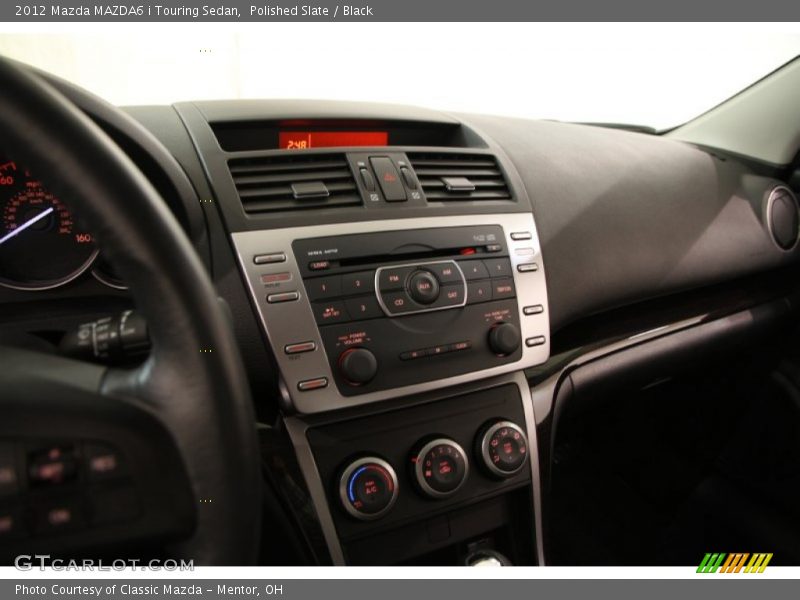 Polished Slate / Black 2012 Mazda MAZDA6 i Touring Sedan