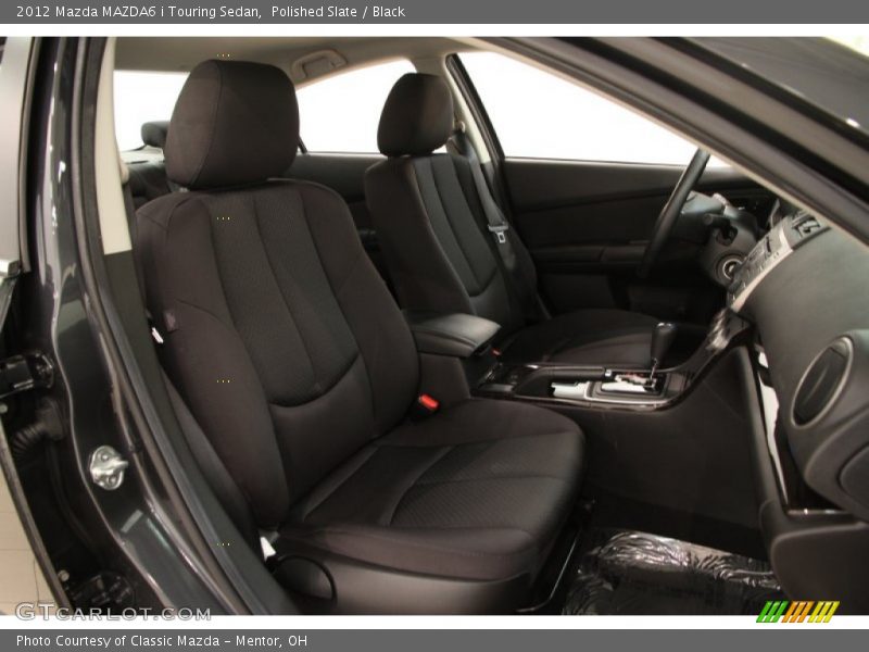 Polished Slate / Black 2012 Mazda MAZDA6 i Touring Sedan