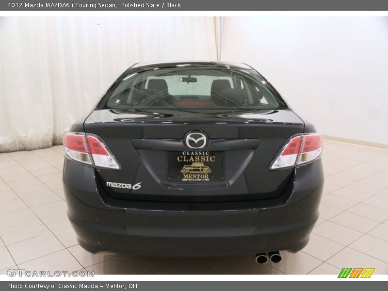 Polished Slate / Black 2012 Mazda MAZDA6 i Touring Sedan