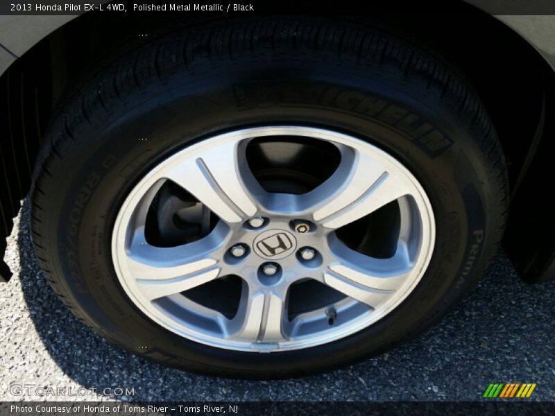 Polished Metal Metallic / Black 2013 Honda Pilot EX-L 4WD