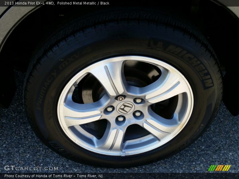 Polished Metal Metallic / Black 2013 Honda Pilot EX-L 4WD