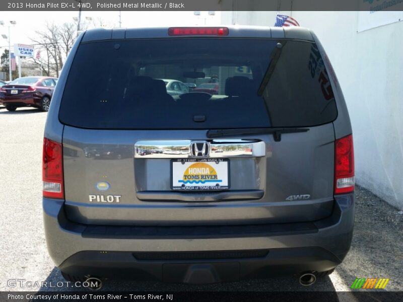 Polished Metal Metallic / Black 2013 Honda Pilot EX-L 4WD
