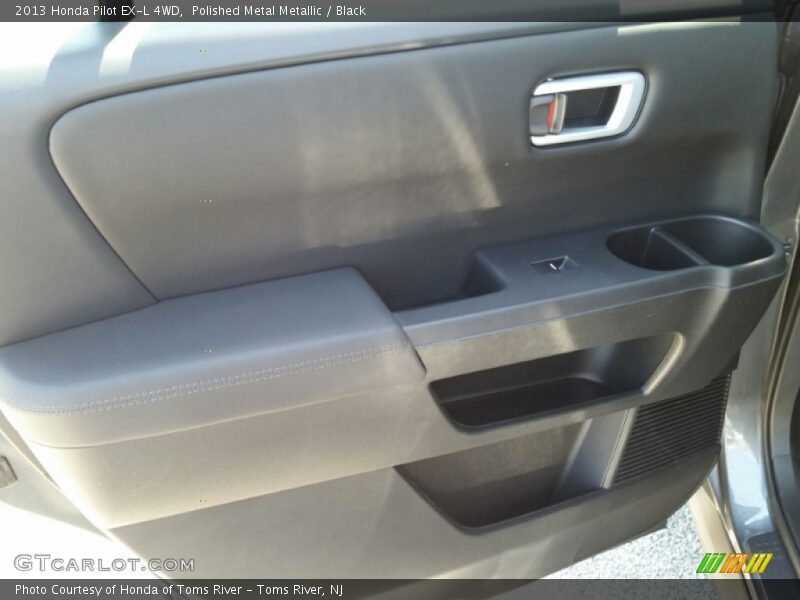 Polished Metal Metallic / Black 2013 Honda Pilot EX-L 4WD