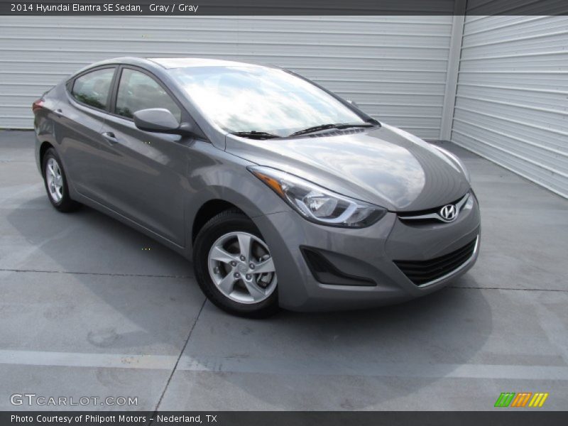 Gray / Gray 2014 Hyundai Elantra SE Sedan