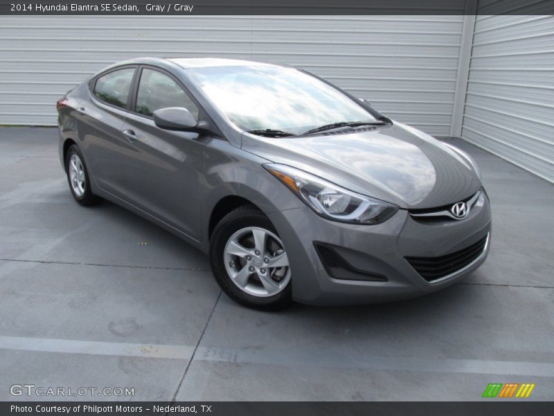 Gray / Gray 2014 Hyundai Elantra SE Sedan