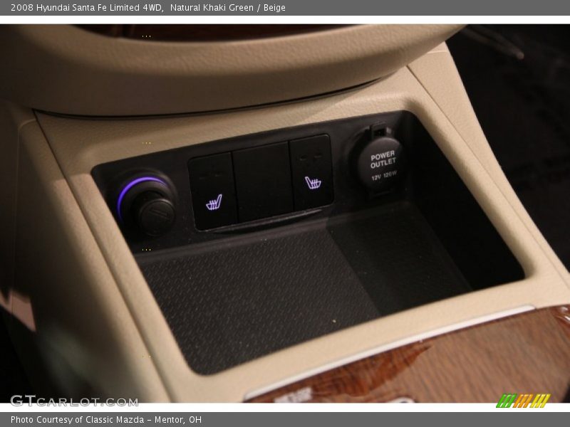 Natural Khaki Green / Beige 2008 Hyundai Santa Fe Limited 4WD