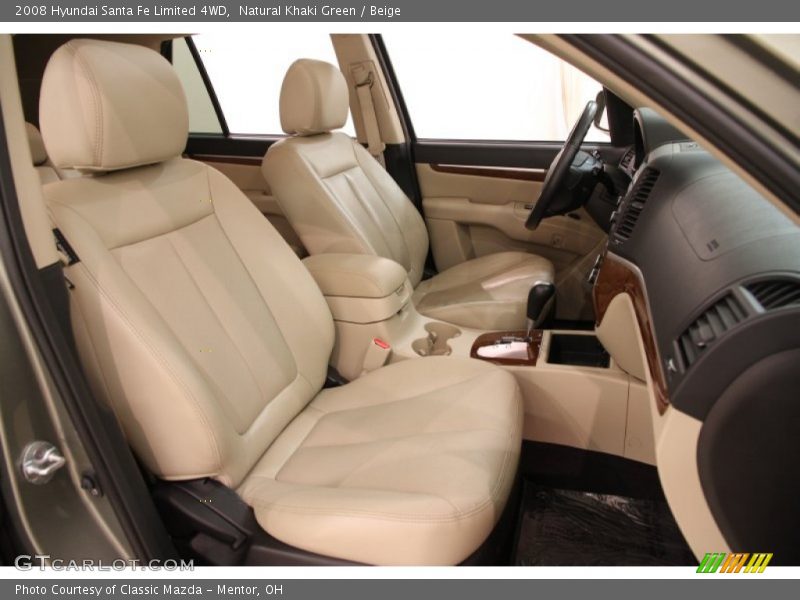 Natural Khaki Green / Beige 2008 Hyundai Santa Fe Limited 4WD