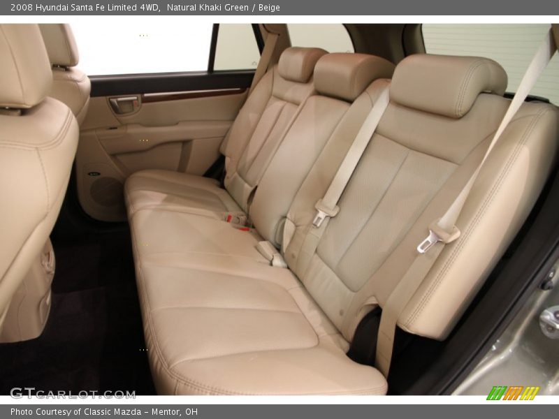 Natural Khaki Green / Beige 2008 Hyundai Santa Fe Limited 4WD