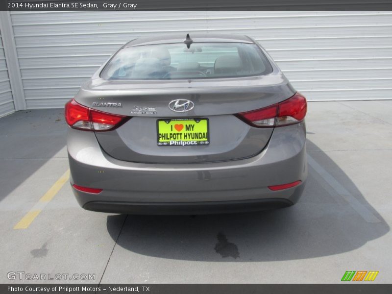 Gray / Gray 2014 Hyundai Elantra SE Sedan