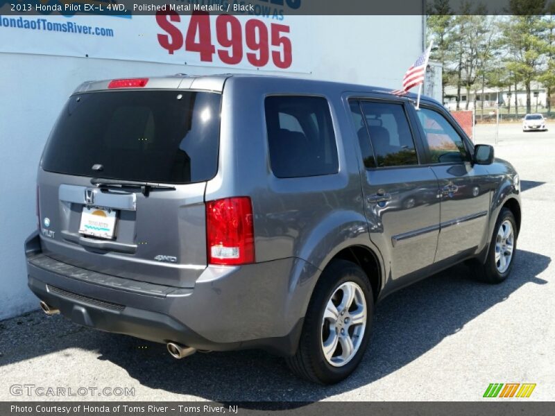 Polished Metal Metallic / Black 2013 Honda Pilot EX-L 4WD