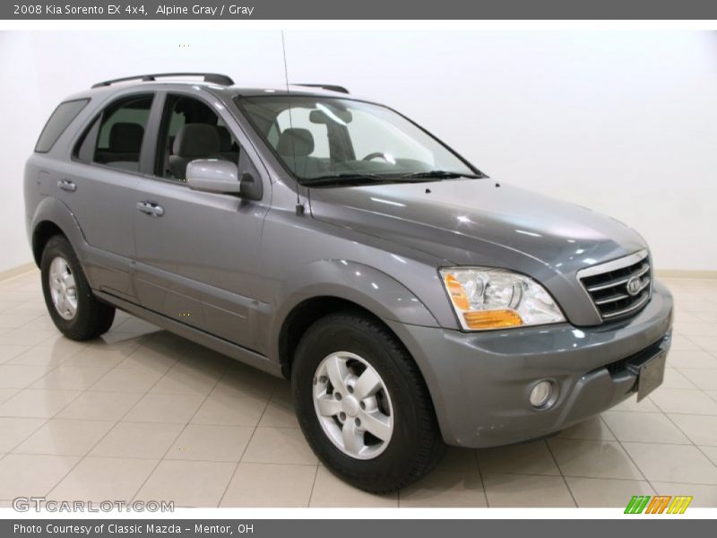 Alpine Gray / Gray 2008 Kia Sorento EX 4x4