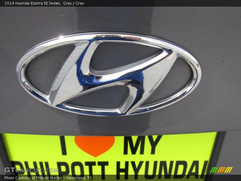Gray / Gray 2014 Hyundai Elantra SE Sedan