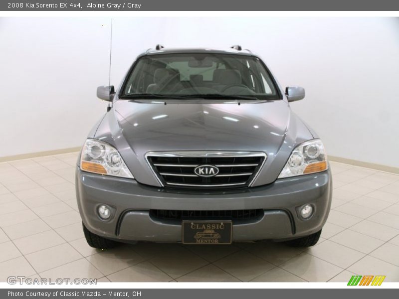 Alpine Gray / Gray 2008 Kia Sorento EX 4x4
