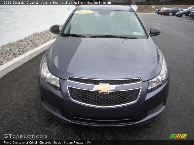 Atlantis Blue Metallic / Jet Black/Medium Titanium 2013 Chevrolet Cruze LS