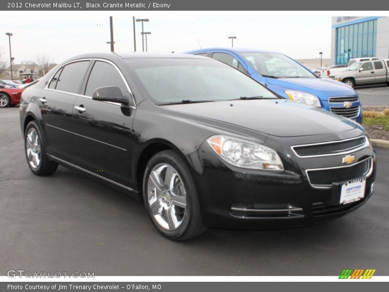 Black Granite Metallic / Ebony 2012 Chevrolet Malibu LT
