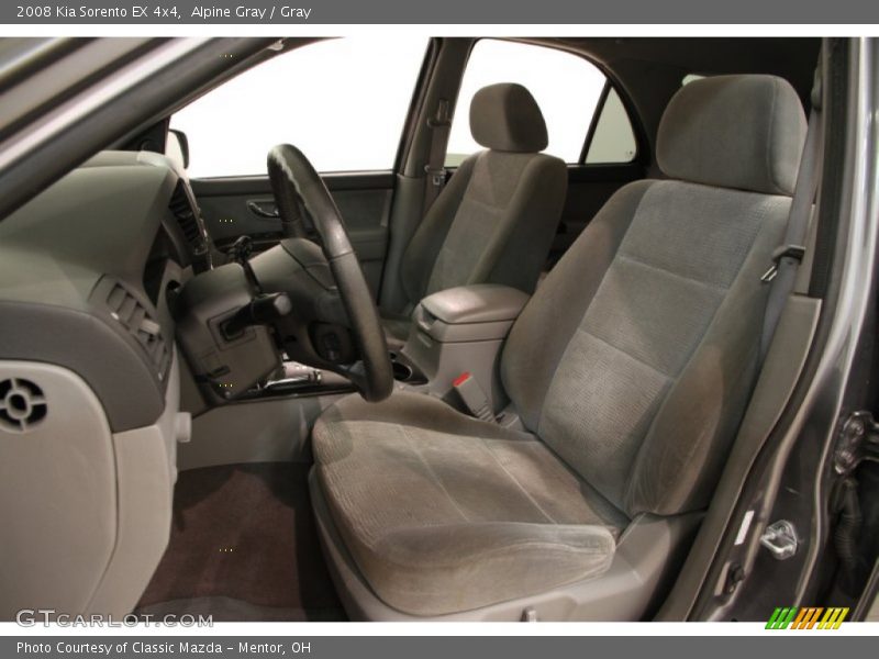 Alpine Gray / Gray 2008 Kia Sorento EX 4x4