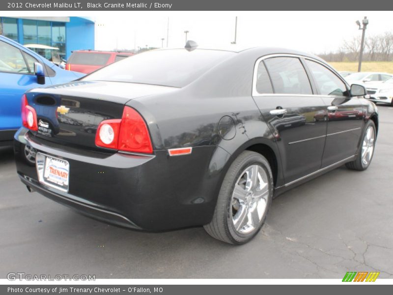 Black Granite Metallic / Ebony 2012 Chevrolet Malibu LT