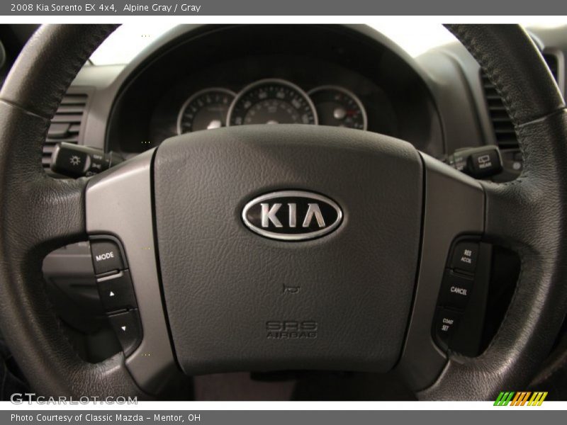 Alpine Gray / Gray 2008 Kia Sorento EX 4x4