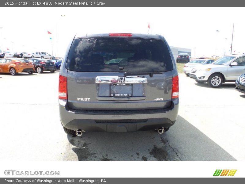 Modern Steel Metallic / Gray 2015 Honda Pilot EX 4WD