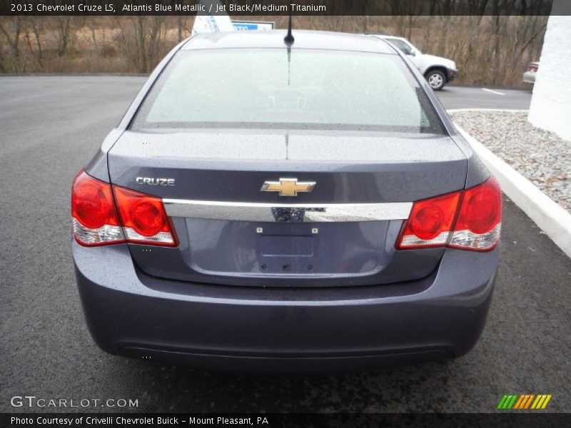 Atlantis Blue Metallic / Jet Black/Medium Titanium 2013 Chevrolet Cruze LS
