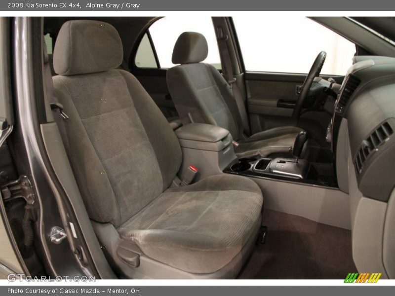 Alpine Gray / Gray 2008 Kia Sorento EX 4x4