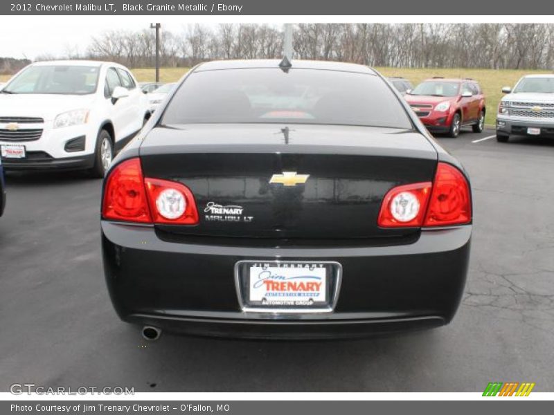Black Granite Metallic / Ebony 2012 Chevrolet Malibu LT