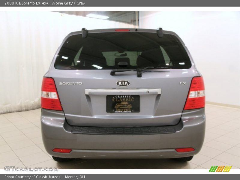 Alpine Gray / Gray 2008 Kia Sorento EX 4x4