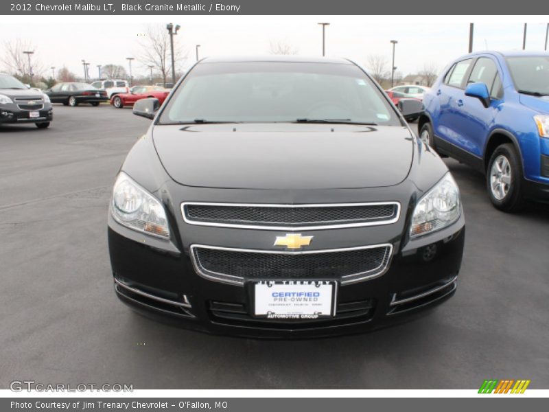 Black Granite Metallic / Ebony 2012 Chevrolet Malibu LT