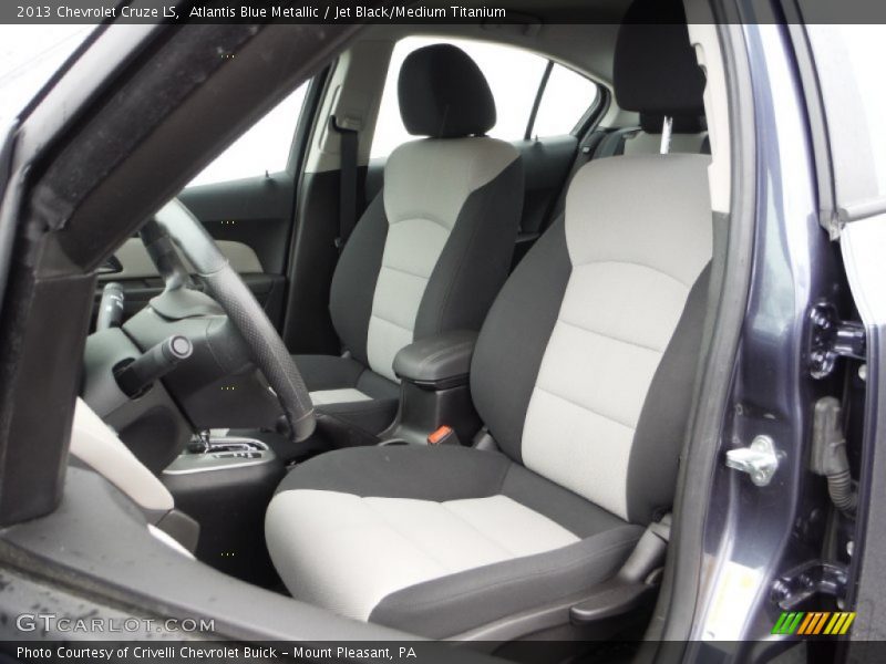 Atlantis Blue Metallic / Jet Black/Medium Titanium 2013 Chevrolet Cruze LS
