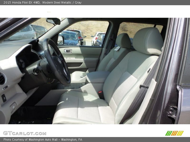 Modern Steel Metallic / Gray 2015 Honda Pilot EX 4WD