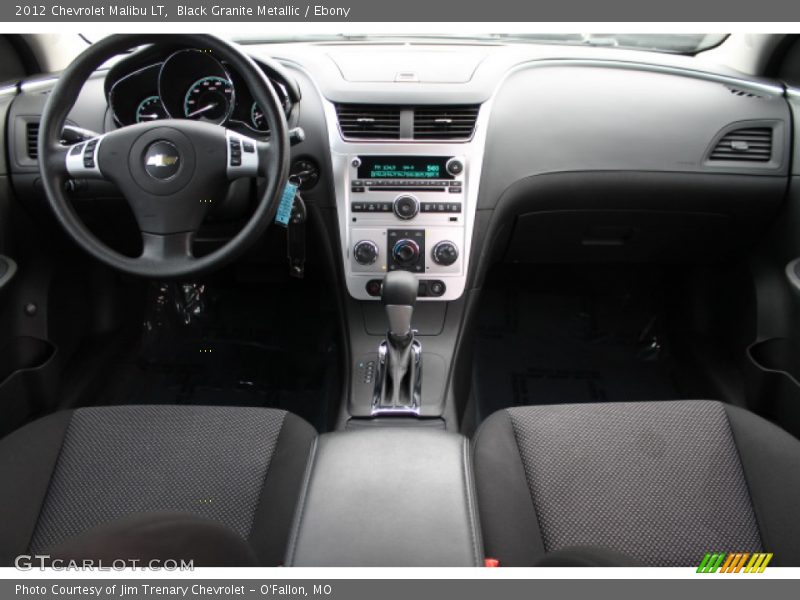 Black Granite Metallic / Ebony 2012 Chevrolet Malibu LT