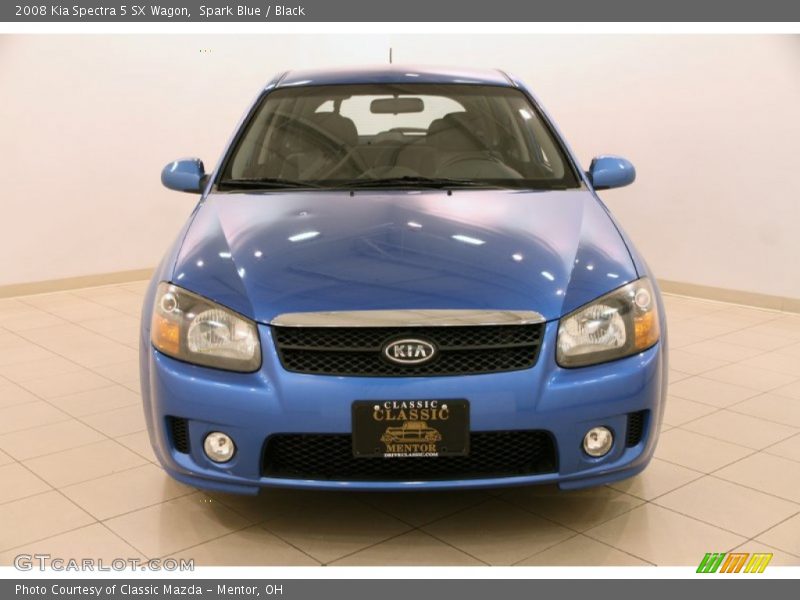Spark Blue / Black 2008 Kia Spectra 5 SX Wagon