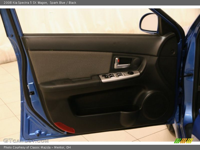 Spark Blue / Black 2008 Kia Spectra 5 SX Wagon