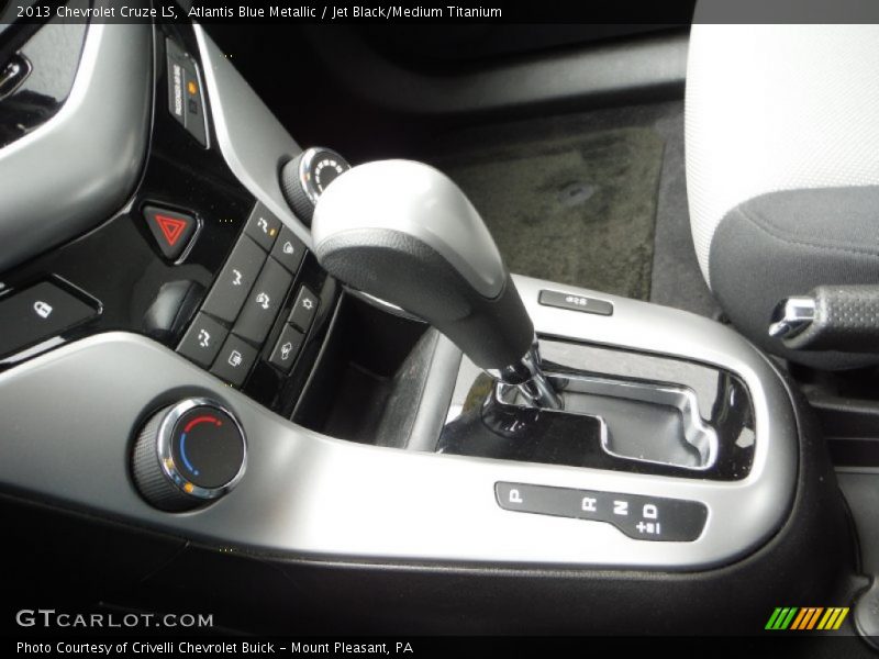 Atlantis Blue Metallic / Jet Black/Medium Titanium 2013 Chevrolet Cruze LS