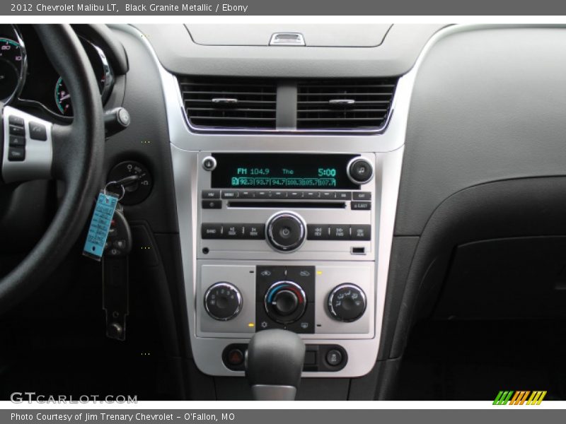 Black Granite Metallic / Ebony 2012 Chevrolet Malibu LT